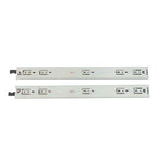 1 Pair 20 Inch 150 Lb Capacity Heavy Duty Locking Drawer Slides