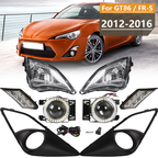 8PCS Clear Fog Light+Side Marker Lamp Fit Scion FR-S Toyota GT86 2012 2013-2016
