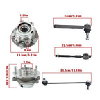 K750095 Front Wheel Bearning Hub Sway Bar End Link Tie Rod For Altima 2007-2013