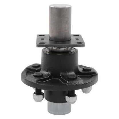 New Pre-assembled - 5-Lug - 4.5" Hub Kit & Flange #84 Spindle with Bearing Kit