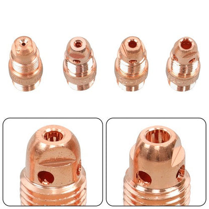 49Pcs #10 Pyrex Glass Kit TIG Torch Short Tube Gas Lens for WP-17/18/26