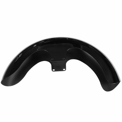 NEW 23" Wrap Front Fender Gloss Black For Touring Road King Electra Glide FLHR