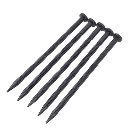 Edging Nails Garden Anchoring Spikes 8 Inch 60 Pcs Plastic Spiral Landscape