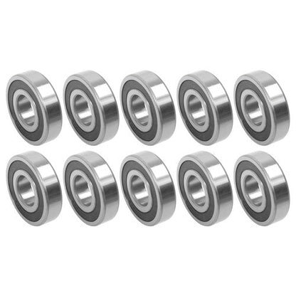 10Pcs 6306-2RS Deep Groove Ball Bearings 30mm Inner Dia 72mm OD 19mm Bore Sealed