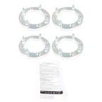 Wheel Spacers 4x156 1" 131mm M12x1.5 Silver 4Pcs For Polaris Polaris RZR 2015+