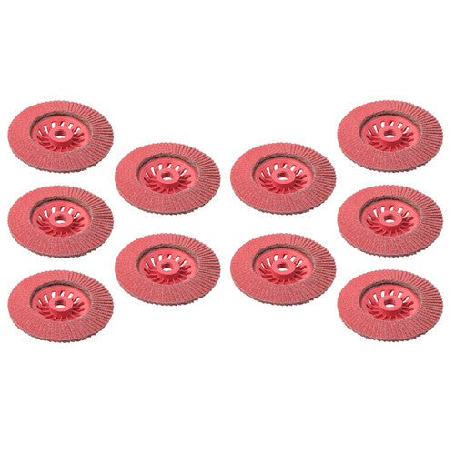 4-1/2" x 7/8" Ceramic Grinding Wheel Type 29 Flap Discs 10 Pack 60 Grit