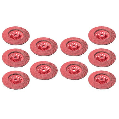 4-1/2" x 7/8" Ceramic Grinding Wheel Type 29 Flap Discs 10 Pack 60 Grit