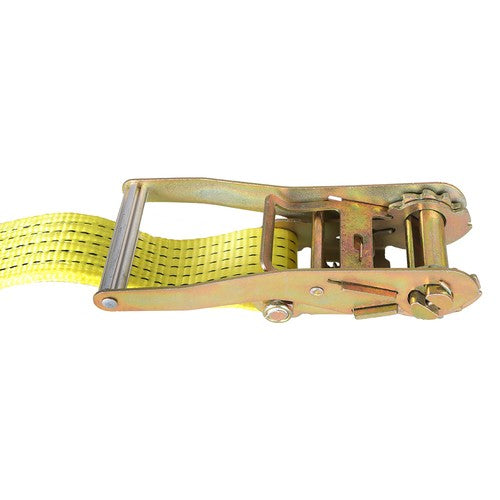 6-Pack 2" x 15' 5000 lbs Ratchet Straps With J Hook Heavy Duty Tie Downs