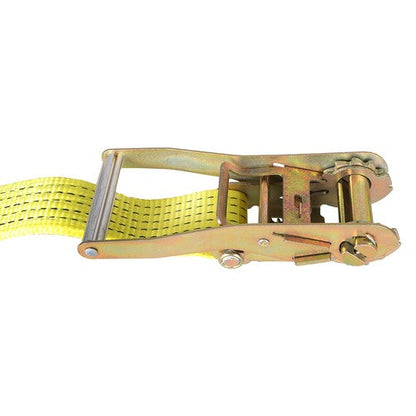 6-Pack 2" x 15' 5000 lbs Ratchet Straps With J Hook Heavy Duty Tie Downs
