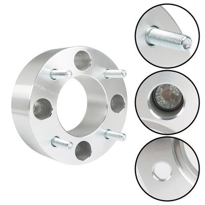 Wheel Spacers For Honda Rincon 680 4x110 2" 74mm M10x1.25 Silver X4