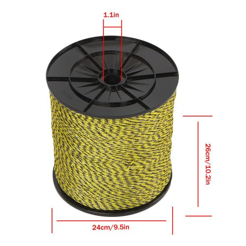 Electric Fence Wire 5050 Feet 1540 Meters 1/8 inch 6 Stainless Steel Strands
