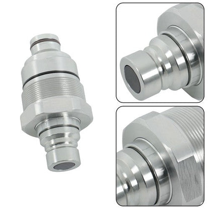 Male Flat Face Coupler Compatible With Caterpillar 279D 299D 226D 262D New