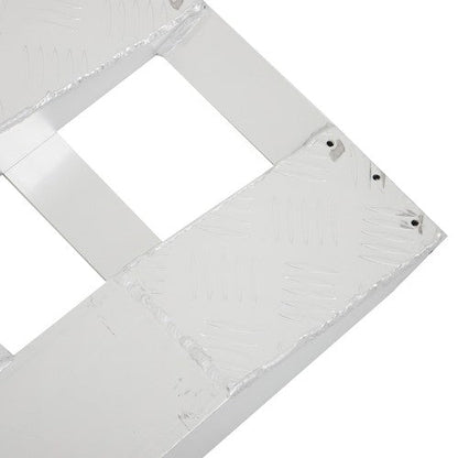 2Pcs Aluminum 80"×15" Ramps 6000 LBS Hook End Knife For Truck Car Auto Trailer