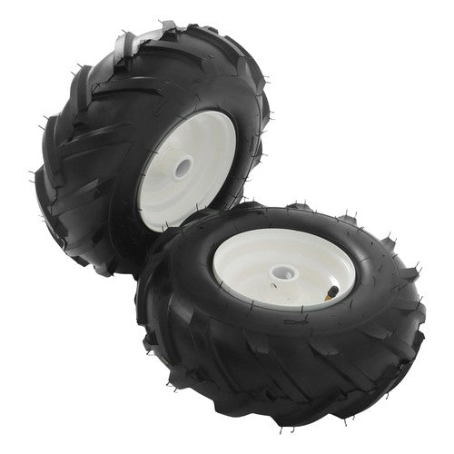 13x5.00-6" Rubber Tiller Tire & Wheel 1" Axle Size For Garden Tractor Tire 2Pack