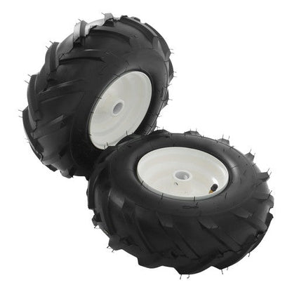 13x5.00-6" Rubber Tiller Tire & Wheel 1" Axle Size For Garden Tractor Tire 2Pack