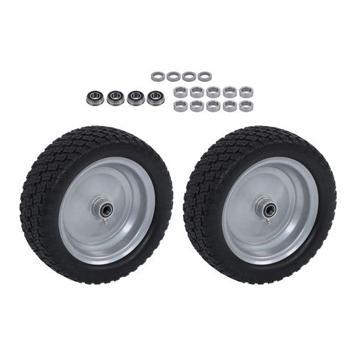 3.4' Axle Hole For Lawn Mower Solid Tire 2-Pack 13X5.00-6 Tire & Wheel Flat Free