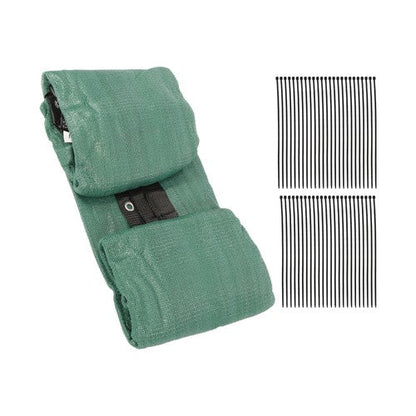 Dark Green 5FT by 50FT Heavy Duty Garden Privacy Fence Barrier Net With Zip Ties