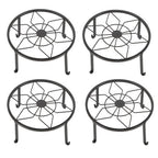 3/4 Pack 9 Inch Metal Plant Stands For Indoor & Outdoor Planters Stand