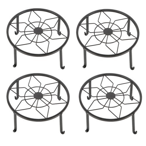 3/4 Pack 9 Inch Metal Plant Stands For Indoor & Outdoor Planters Stand