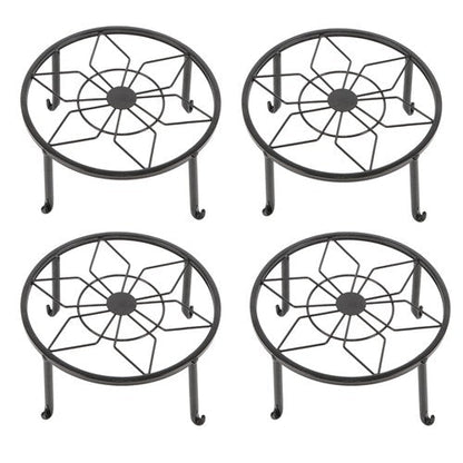 3/4 Pack 9 Inch Metal Plant Stands For Indoor & Outdoor Planters Stand