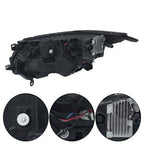 LED Headlight Passenger Right Side For Nissan Pathfinder 2022-2023 Chrome Bezel
