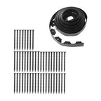 L-shaped Landscape Edging Border Kit 40 FT No-Dig Garden Edge Lawn Border