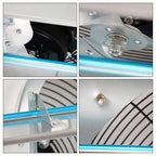 20'' Shutter Exhaust Fan Aluminum High Speed Wall Mounted Greenhouse Garage USA