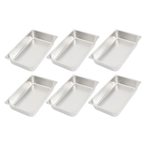 Table Pans 6 Pack 4 Inch Deep Restaurant Steam Table Pans Without Lid Full Size