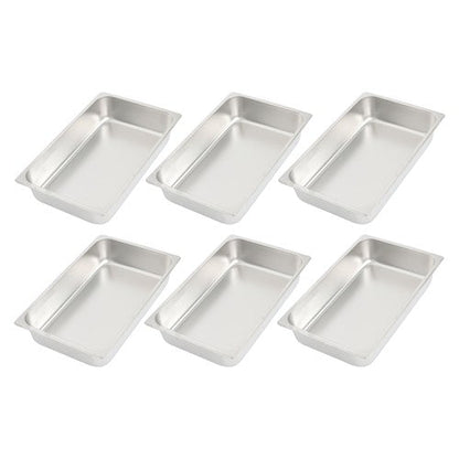Table Pans 6 Pack 4 Inch Deep Restaurant Steam Table Pans Without Lid Full Size