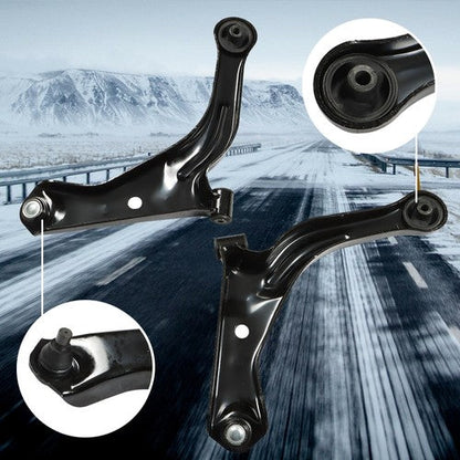 6Pc For 05-09 Mazda Tribute Control Arm Ball Joint Outer Tie Rod Suspension Kit