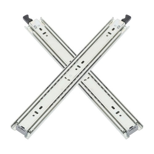 1 Pair 18 Inch 150 Lb Capacity Heavy Duty Locking Drawer Slides