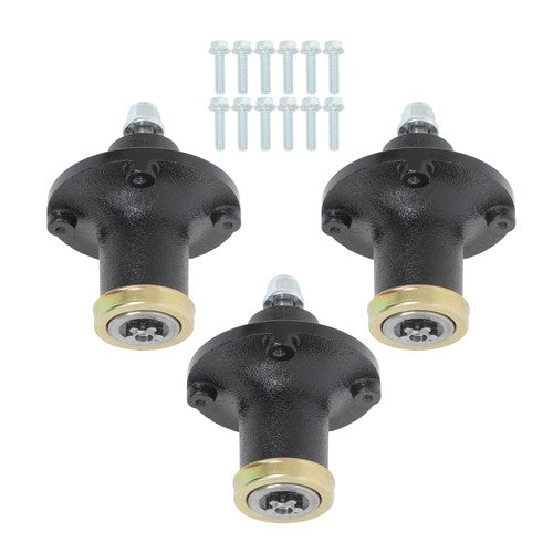 3 Pack Spindle For Husqvarna Z248F MZ48 48-Inch Deck 539131898 532174375 Mower