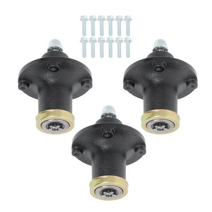 3 Pack Spindle For Husqvarna Z248F MZ48 48-Inch Deck 539131898 532174375 Mower