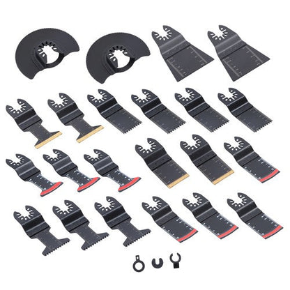 25PCS Oscillating Tool Professional Bi-Metal Multitool Blades Kits for Wood Nail
