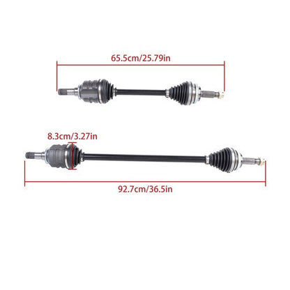 Fit For Toyota Corolla 2009 10-11 2012 2PCS Front CV Axle Shaft 66522466-5228