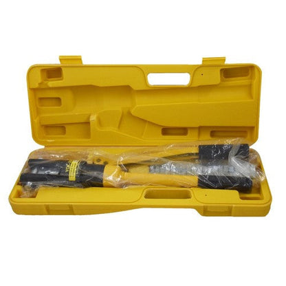 16 MT Hydraulic Wire Terminal Crimper Battery Cable Lug Crimping Tool W/Dies