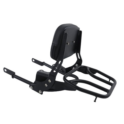 For Bonneville T100 T120/Black 2016-2024 Backrest Sissy Bar w/ Luggage Rack USA