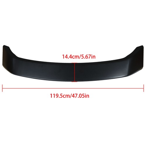 For Honda Civic 2012 13 14-15 ABS Rear Trunk Lip Spoiler Wing w/Led Brake Light