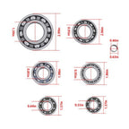 HR00055/HR00057/K078 For Honda TRX350 FE FM 00-06 Transmission Bearing Kit US
