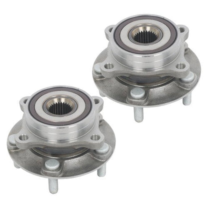 2 Pcs Wheel Hubs Bearing Assembly Front AWD For Mitsubishi Lancer 2.0L 2008-2015