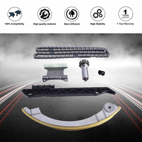For Chevrolet HHR Malibu Equinox Pontiac G5 Saturn Ion Timing Chain Kit Front