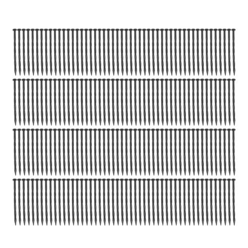200 Pcs 8 Inch Spiral Pointed Garden Stakes For Landscape Edging Weed Barrier