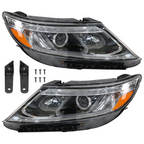 For 2014 2015 Kia Sorento EX SX Halogen W/LED DRL Projector Headlight Left Right