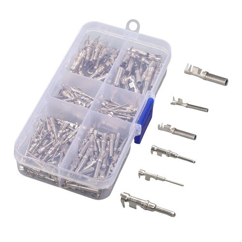 180Pcs Open Barrel Contacts Kit Wire Guage 22-12AWG for DTP DT Size 12 16 20