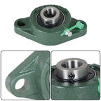 10PCS UCFL202-10 Pillow Block Flange Bearing 5/8" Bore 2 Bolt Solid Base