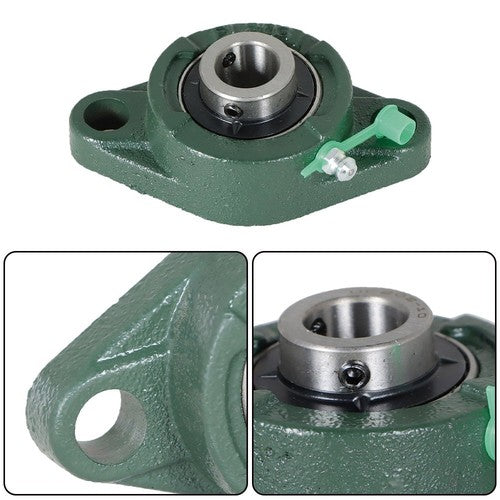 10PCS UCFL202-10 Pillow Block Flange Bearing 5/8" Bore 2 Bolt Solid Base