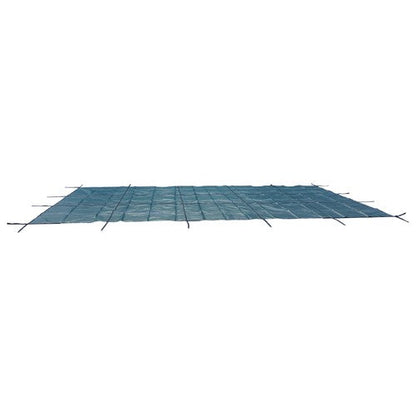 Safety Pool Cover Fits 14FTx26FT Inground Swimming Pools For Backyard Yard Green