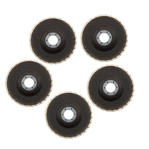 5PCS 4.5"×7/8" Felt Flap Disc Polishing Flap Discs Wool Flap Buffing Wheel Pad