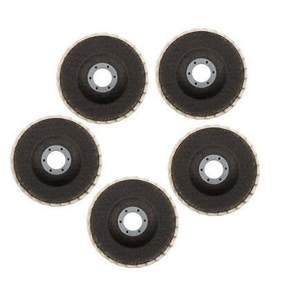 5PCS 4.5"×7/8" Felt Flap Disc Polishing Flap Discs Wool Flap Buffing Wheel Pad