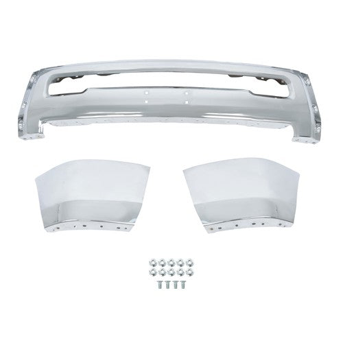 Split Steel Suitable For RAM 2500 3500 2010-2018 Replacement Front Bumper Chrome